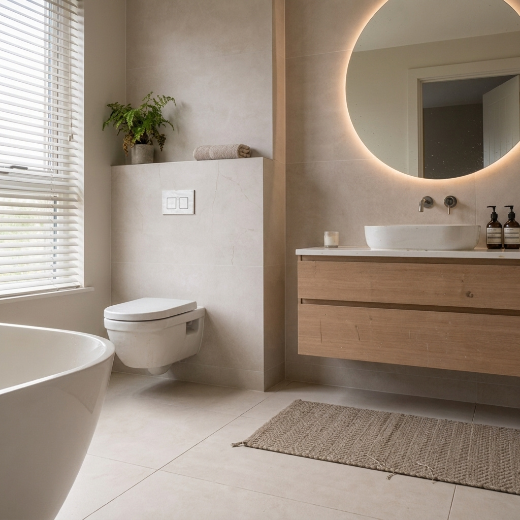 Renovirano kupatilo s novom keramikom i sanitarijama
